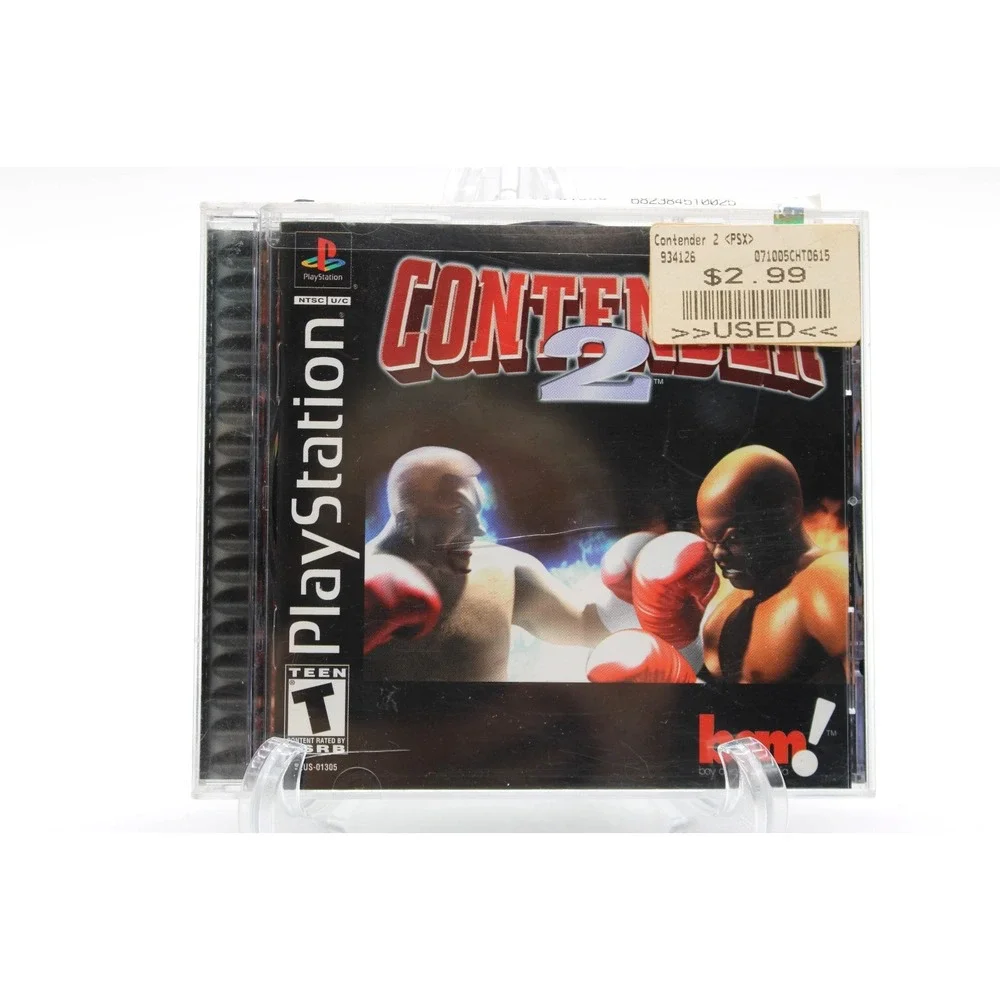 PS1 Contender 2 (Sony PlayStation 1, 2000) Complete w/ Manual